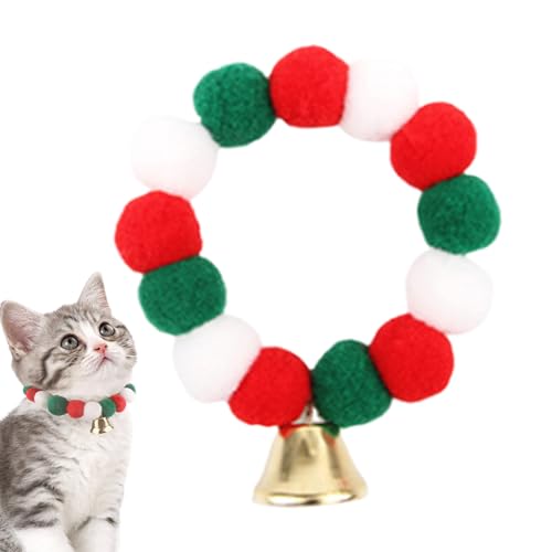 Festliches Katzenhalsband, dekoratives Halsband für Kätzchen und Welpen mit Glocke, Zubehör für Katzen, Haustierhalsband für Thanksgiving, Weihnachten, Neujahr, Ostern Aakoma Festliches Katzenhalsband, dekoratives Halsband für Kätzchen und Welpen mit Glocke, Zubehör für Katzen, Haustierhalsband für Thanksgiving, Weihnachten, Neujahr, Ostern Aakoma von AAKOMA