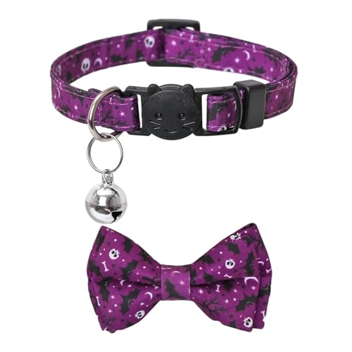 Halloween-Hundehalsband, verstellbare Katzenhalsbänder für Halloween, Zubehör für Kleidung, für Fotografie, Hochzeit, Zuhause, Wandern, Reisen Aakoma Halloween-Hundehalsband, verstellbare Katzenhalsbänder für Halloween, Zubehör für Kleidung, für Fotografie, Hochzeit, Zuhause, Wandern, Reisen Aakoma von AAKOMA