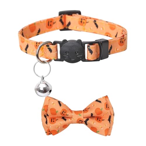 Katzenhalsband für Halloween, atmungsaktiv, nicht reizend, Zubehör für Hunde, für Fotografie, Hochzeit, Zuhause, Wandern, Reisen Aakoma Katzenhalsband für Halloween, atmungsaktiv, nicht reizend, Zubehör für Hunde, für Fotografie, Hochzeit, Zuhause, Wandern, Reisen Aakoma von AAKOMA