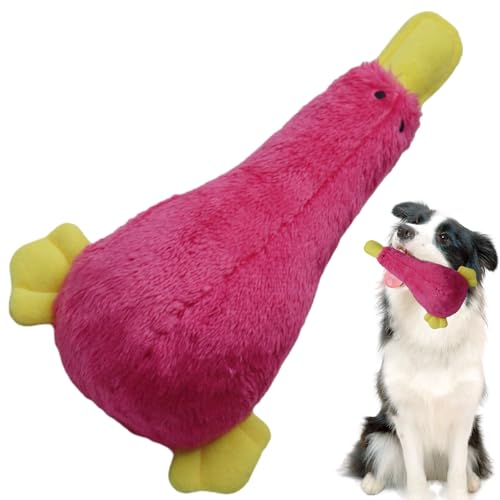 AALLYN Kauspielzeug für Hunde mit Ente, Kauspielzeug für Hunde mit quietschender Ente - Quietschendes, superweiches Plüschspielzeug für Haustiere in Entenform | Weiches Hundespielzeug, zahnendes AALLYN Kauspielzeug für Hunde mit Ente, Kauspielzeug für Hunde mit quietschender Ente - Quietschendes, superweiches Plüschspielzeug für Haustiere in Entenform | Weiches Hundespielzeug, zahnendes von AALLYN