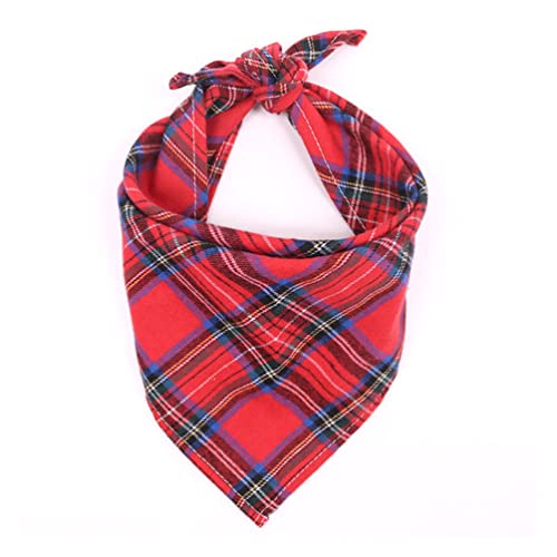 Hundebögen 1 STÜCK Hund Fliege Haustier Hund Bandana Klassisch Rot Schwarz Plaid Fliege Katze Welpen Halstuch Haustier Halstuch Schal Hund Krawatten Hundezubehör Haarschleife für Haustiere von AAPIE