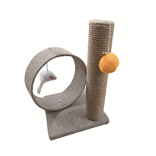 Katzenbaum Katzenbaum Klettergerüst Katzenbaum TowerCat Tree Ständer Katzenkratzbaum Interaktiver baumelnder Ball Haustier Aktivitätsmöbel Haus Kätzchen Möbel von AAPIE