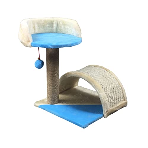 Katzenbaum Katzenhaus Katzenhaus Kratzbaum Katzenklettergerüst mit Sisalseil Katzenbett und Katzenbaum Interaktiver baumelnder Ball Katzenturm Kätzchen Möbel von AAPIE