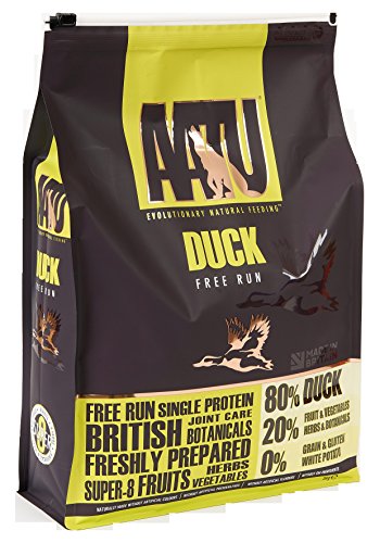 AATU 80/20 Hundefutter - Trocken Getreidefrei - Verschiedene Größen und Geschmacksrichtungen, Hoher Fleischanteil und ohne künstliche Geschmacksverstärker, 5kg von AATU