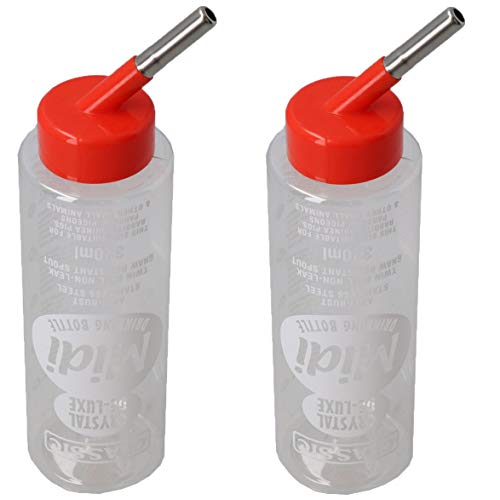 2 Stück kleine Tiere 320 ml Anti-Rost Twin Ball knaufest Sprossen Wasserflasche von AB Tools
