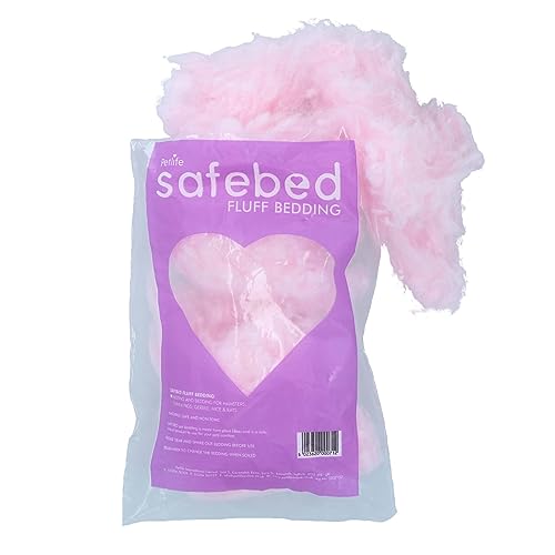 AB Tools 1 x Kleintierbett für Hamster, Rennmäuse, sichere Bettflaume, Nesting Bedding – (Farbe variiert) von AB Tools