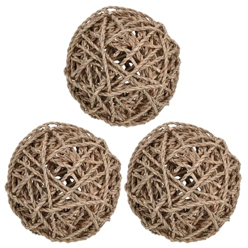 AB Tools 3 x große Kleintier-Bälle für Kaninchen, Meerschweinchen, Seegras, Spaßball, Aktivitätsspielzeug, Geschenk AB Tools 3 x große Kleintier-Bälle für Kaninchen, Meerschweinchen, Seegras, Spaßball, Aktivitätsspielzeug, Geschenk von AB Tools