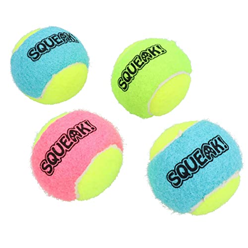 AB Tools Interaktiver Mini-Tennisball für Welpen, 4 cm, 4 Stück von AB Tools