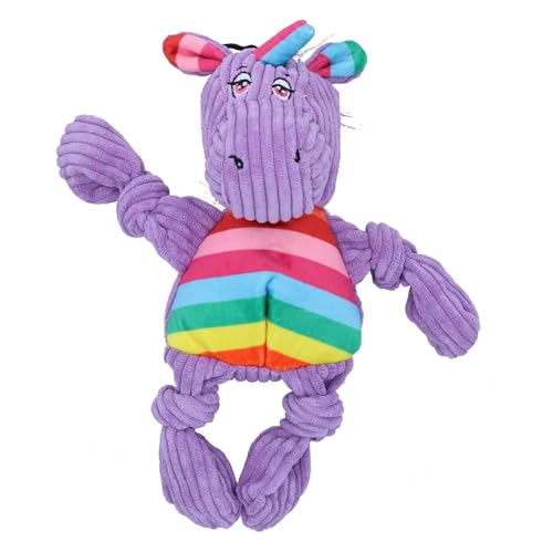 AB Tools Kleines lila Einhorn-Knottie-Plüsch-Spielzeug für Hunde, Welpen, 10 x 15 x 24 cm AB Tools Kleines lila Einhorn-Knottie-Plüsch-Spielzeug für Hunde, Welpen, 10 x 15 x 24 cm von AB Tools