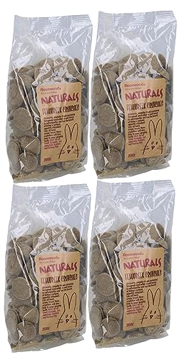AB Tools Leckerlis für kleine Tiere, Kaninchen, Meerschweinchen, natürliche Leckerlis, Bockshornklee, Crunchies, 4 Stück von AB Tools