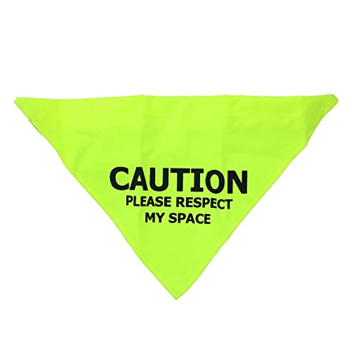 AB Tools Respect My Space Warnhalstuch für Hunde, Größe M/L, Gelb AB Tools Respect My Space Warnhalstuch für Hunde, Größe M/L, Gelb von AB Tools
