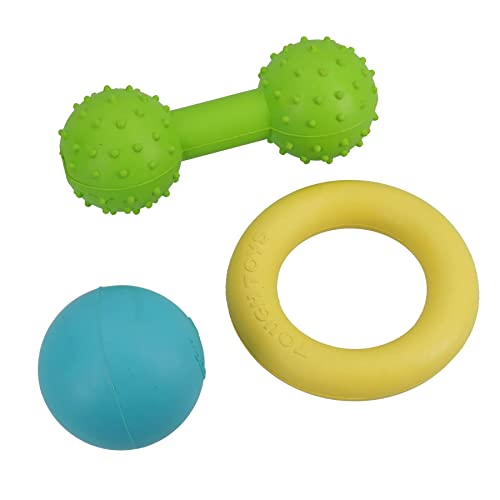 AB Tools Small Little Nippers Gummi-Spielzeug-Set für kleine Hunde und Welpen, Geschenk für Zuhause von AB Tools