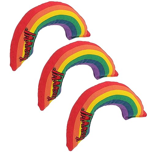 AB Tools Yeow Interaktives Katzenspielzeug mit Katzenminze, Regenbogenfarben, 3 Stück von AB Tools