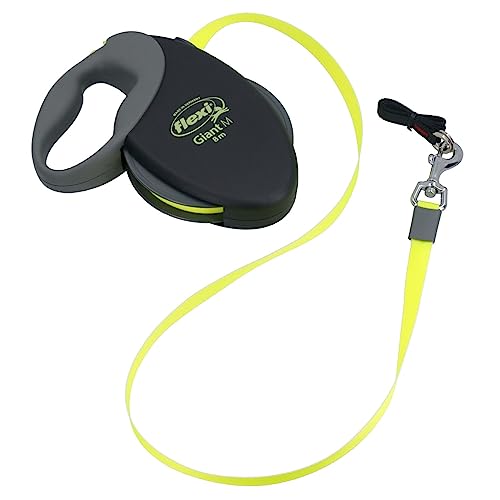 AB Tools Giant L 8M Neon Yellow Sturdy Retractable Extending Lead Dog Walking Training von AB Tools