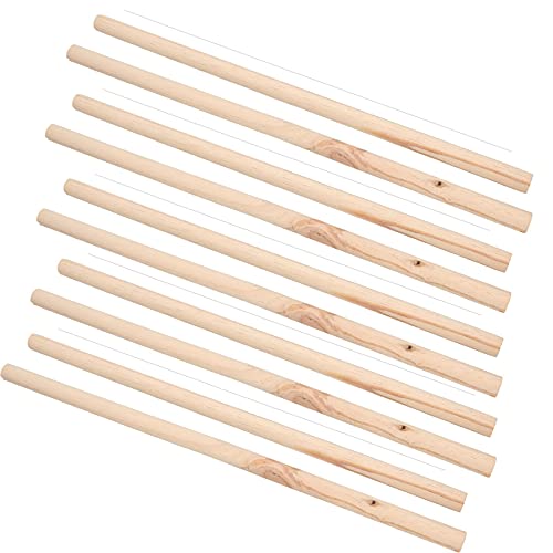 Vogelkäfig-Zubehör, Holz, 48,3 cm, 10 Stück Vogelkäfig-Zubehör, Holz, 48,3 cm, 10 Stück von AB Tools