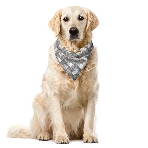 ABAKUHAUS Hase Haustier Bandana, Weiß Hares Herz Natur, 40x40 cm, Mehrfarbig ABAKUHAUS Hase Haustier Bandana, Weiß Hares Herz Natur, 40x40 cm, Mehrfarbig von ABAKUHAUS