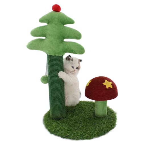 Kratzbäume Creativity Kratzbaum, einzigartiges Weihnachtsbaum-Klettergerüst für Katzen, hoher Katzenturm mit Kratzbäumen für Erwachsene Katzen Möbel von ABGRC