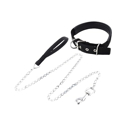 ABOOFAN 2-Teiliges Set für Welpen Halsband für Hunde Welpenhalsbänder Kettenhalsband für Haustiere spazieren gehen für Hunde Pflicht Haustierleine Haustierzubehör Hundeleine von ABOOFAN