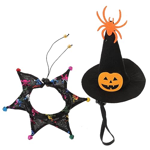 ABOOFAN Katzenhalsband Hexenhut 1 Set Halloween-kostüme Für Katzen Haustier-Cosplay-Outfits ABOOFAN Katzenhalsband Hexenhut 1 Set Halloween-kostüme Für Katzen Haustier-Cosplay-Outfits von ABOOFAN