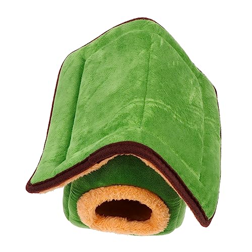 ABOOFAN Versteck Schloss Weihnachten Haustier Nest Wärmendes Hamster Schlafbett von ABOOFAN