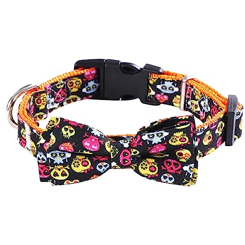 ABOOFAN 1stk Haustierhalsband Halloween-Haustier-taschentücher Halloween-haustierschal Fliege Für Haustiere Bowknot-Halsband Für Welpen Hund Fliege Halsband Lieferungen Stoff Kätzchen von ABOOFAN