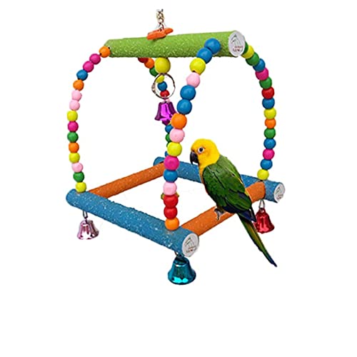 ABOOFAN Schaukelspielzeug Für Vögel Und Papageien Papageien-modellspielzeug Papageienbedarf Zum Aufhängen Kauspielzeug Für Papageien Papageienleiter Für Vögel Zufällige Farbe ABOOFAN Schaukelspielzeug Für Vögel Und Papageien Papageien-modellspielzeug Papageienbedarf Zum Aufhängen Kauspielzeug Für Papageien Papageienleiter Für Vögel Zufällige Farbe von ABOOFAN