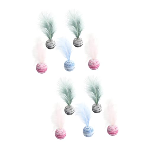 ABOOFAN 10 STK Katze Sisal Katze Katzenminze Spielzeug Haustierkatze Katzenspielzeug mit Katzenminze Katze kratzt Spielzeuge Zubehör für Katzenspielzeug Haustierzubehör Feder Badminton ABOOFAN 10 STK Katze Sisal Katze Katzenminze Spielzeug Haustierkatze Katzenspielzeug mit Katzenminze Katze kratzt Spielzeuge Zubehör für Katzenspielzeug Haustierzubehör Feder Badminton von ABOOFAN