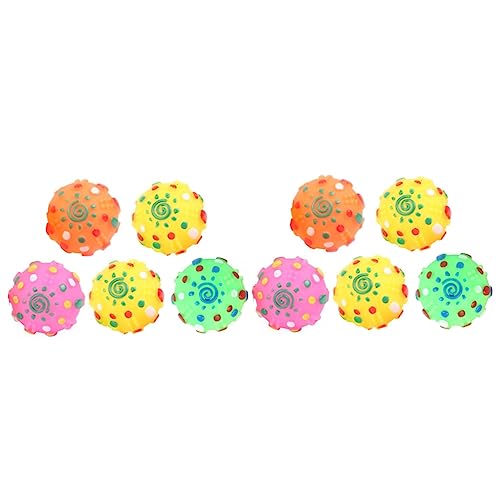 ABOOFAN Geräuschspielzeug Für Haustiere 10 STK Spielzeug Hundebälle Pet-Ball Bissfest Beißspielzeug Für Hunde ABOOFAN Geräuschspielzeug Für Haustiere 10 STK Spielzeug Hundebälle Pet-Ball Bissfest Beißspielzeug Für Hunde von ABOOFAN