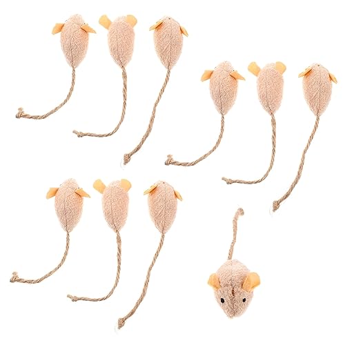 ABOOFAN Spielzeug 10 Stück Katzenspielzeug Interaktive Mäuse Weiche Plüschbälle Für Die Spielzeit Von Hauskatzen ABOOFAN Spielzeug 10 Stück Katzenspielzeug Interaktive Mäuse Weiche Plüschbälle Für Die Spielzeit Von Hauskatzen von ABOOFAN