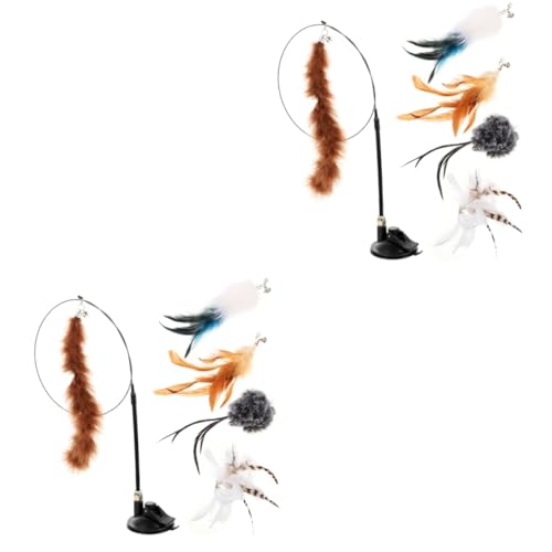 ABOOFAN 12 STK Katzensauger Katzenteaser Plüschtier Interaktives Katzenspielzeug mit Zauberstab Plüsch-Teaser Spielzeuge neckende Zauberstäbe für Haustiere Kätzchen necken Zauberstäbe Pole ABOOFAN 12 STK Katzensauger Katzenteaser Plüschtier Interaktives Katzenspielzeug mit Zauberstab Plüsch-Teaser Spielzeuge neckende Zauberstäbe für Haustiere Kätzchen necken Zauberstäbe Pole von ABOOFAN