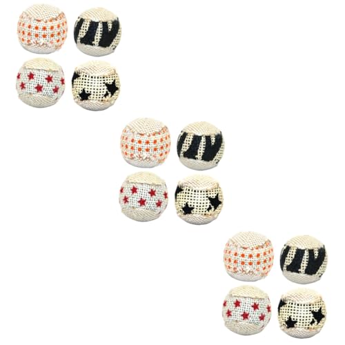 ABOOFAN 12 STK Spielzeug für Haustiere Katzenbälle Spielball für Haustiere Katzenkratzbrett Kauball für Haustiere Spielzeuge Katzenspielzeug Kätzchen Kratzbrett kugelförmig Hundeball ABOOFAN 12 STK Spielzeug für Haustiere Katzenbälle Spielball für Haustiere Katzenkratzbrett Kauball für Haustiere Spielzeuge Katzenspielzeug Kätzchen Kratzbrett kugelförmig Hundeball von ABOOFAN