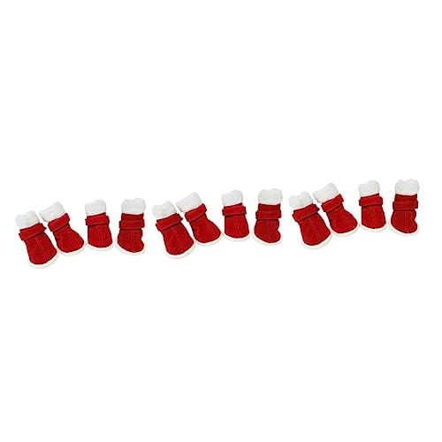 ABOOFAN 12 STK Regenstiefel rutschfeste Schuhe Haustierzubehör Winterschuhe Stiefel Für Haustierhunde Winddicht ABOOFAN 12 STK Regenstiefel rutschfeste Schuhe Haustierzubehör Winterschuhe Stiefel Für Haustierhunde Winddicht von ABOOFAN