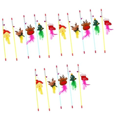 ABOOFAN 15 STK Weihnachtskatzen-Teaser Weihnachtskatzenstrumpf Spielzeug Teaser Zur Katzenübung Weihnachtskatze Teaser Zauberstab Spielzeug Zum Necken Von Katzen Pp Flirtstab Kätzchen ABOOFAN 15 STK Weihnachtskatzen-Teaser Weihnachtskatzenstrumpf Spielzeug Teaser Zur Katzenübung Weihnachtskatze Teaser Zauberstab Spielzeug Zum Necken Von Katzen Pp Flirtstab Kätzchen von ABOOFAN