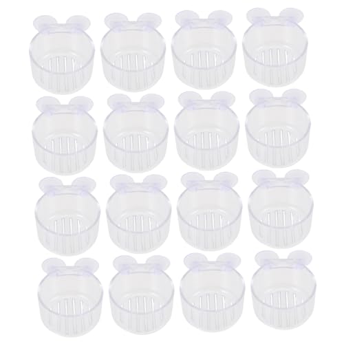 ABOOFAN 16St Aquarium roter Wurmbecher Wasserpflanzenbecher aus Acryl Glas Garnele Futtermittel für Aquarien Behälterwandzuführung Fischfutter Zubringer Tasse Wasserpflanze Werkzeug ABOOFAN 16St Aquarium roter Wurmbecher Wasserpflanzenbecher aus Acryl Glas Garnele Futtermittel für Aquarien Behälterwandzuführung Fischfutter Zubringer Tasse Wasserpflanze Werkzeug von ABOOFAN