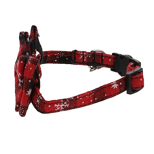 ABOOFAN 1pc Weihnachten Haustier Kragen Abnehmbare Katze Kragen Druck Haustier Hals Ornament Weihnachten Katze Für Parteien von ABOOFAN