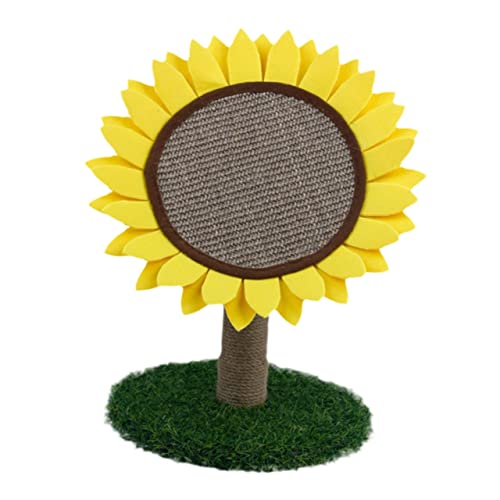 ABOOFAN Krallenspielzeug Zum Schleifen Kratzbaum Mit Sonnenblumenmuster Bereich Sicher Und Haustier-katzenspielzeug von ABOOFAN