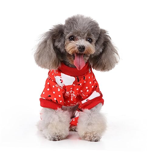 ABOOFAN Partykostüm Für Haustiere Entzückendes Weihnachtskleid Für Hunde Warmer Overall Für Haustiere Schneeflockenmotiv Bequem Für Aktivitäten Im Freien ABOOFAN Partykostüm Für Haustiere Entzückendes Weihnachtskleid Für Hunde Warmer Overall Für Haustiere Schneeflockenmotiv Bequem Für Aktivitäten Im Freien von ABOOFAN