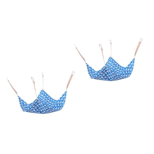 ABOOFAN 2 Stück Doppelseitiges Katzenhängemattenbett Atmungsaktives Baumwollpad Starker Karabiner 7 Kg Katzenkäfig ABOOFAN 2 Stück Doppelseitiges Katzenhängemattenbett Atmungsaktives Baumwollpad Starker Karabiner 7 Kg Katzenkäfig von ABOOFAN