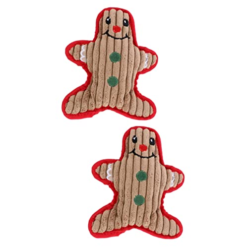 ABOOFAN 2 Stück Hundespielzeug Interaktives Quietschspielzeug Aus Plüsch Schneemann-Spielzeug Zum Kauen Von Haustieren Weihnachts-hundespielzeug Quietschendes Kauspielzeug ABOOFAN 2 Stück Hundespielzeug Interaktives Quietschspielzeug Aus Plüsch Schneemann-Spielzeug Zum Kauen Von Haustieren Weihnachts-hundespielzeug Quietschendes Kauspielzeug von ABOOFAN