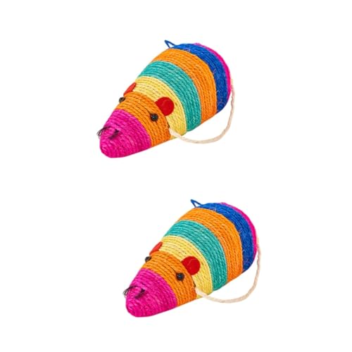 ABOOFAN 2 Interaktives Katzenspielzeug Interaktives Spielzeug Für Katzen Sisal Katzenkratzpad Ratten-Design Katzenspielzeug Haustierspielzeug Kauspielzeug ABOOFAN 2 Interaktives Katzenspielzeug Interaktives Spielzeug Für Katzen Sisal Katzenkratzpad Ratten-Design Katzenspielzeug Haustierspielzeug Kauspielzeug von ABOOFAN