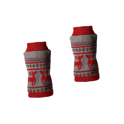 ABOOFAN 2 Stücke Mode Deer Muster Warme Haustier Pullover Für Hund Katze Weihnachten Party Kostüme Größe ABOOFAN 2 Stücke Mode Deer Muster Warme Haustier Pullover Für Hund Katze Weihnachten Party Kostüme Größe von ABOOFAN