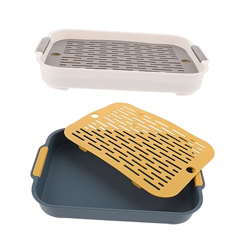 ABOOFAN 2er-Box Kaninchentoilette Töpfchen Plastikbehälter Meerschweinchen Pp Kaninchenkäfig ABOOFAN 2er-Box Kaninchentoilette Töpfchen Plastikbehälter Meerschweinchen Pp Kaninchenkäfig von ABOOFAN