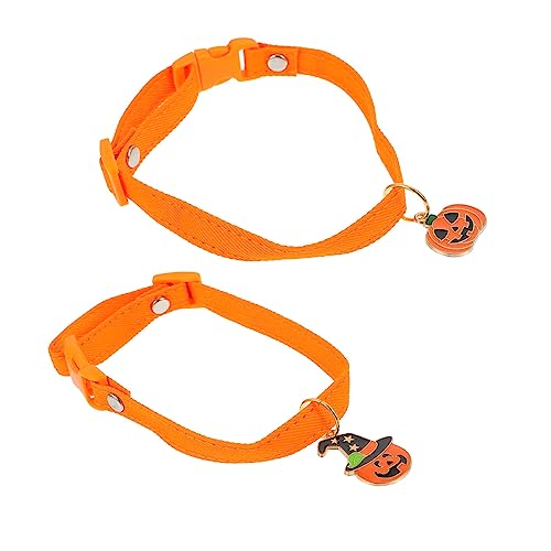 ABOOFAN 2 Stück Band Halsband Welpenhalsbänder Für Katzenstreu Charm-Halskette Trompetenhalskette Halloween-Haustierhalsband Halloween-Hundehaustier-Halsband ABOOFAN 2 Stück Band Halsband Welpenhalsbänder Für Katzenstreu Charm-Halskette Trompetenhalskette Halloween-Haustierhalsband Halloween-Hundehaustier-Halsband von ABOOFAN