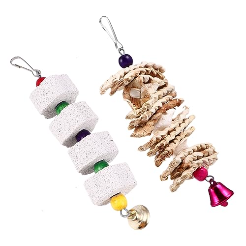 ABOOFAN 2 Stück Papagei-kauspielzeug Zum Schnabelschleifen Vogelpapagei-Spielzeug Steine für Ziervögel Vogel-kauspielzeug Für Ziervögel ABOOFAN 2 Stück Papagei-kauspielzeug Zum Schnabelschleifen Vogelpapagei-Spielzeug Steine für Ziervögel Vogel-kauspielzeug Für Ziervögel von ABOOFAN