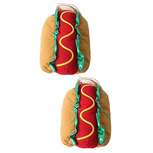 ABOOFAN 2 STK Verwandlungskostüm Für Haustiere Lustige Hundekleidung Große Hundegeschenke Urlaub Hunde Kleidung Hot-Dog-kostüm Strumpffüller Hundejacken Hündchen Falten Geschirr Polyester ABOOFAN 2 STK Verwandlungskostüm Für Haustiere Lustige Hundekleidung Große Hundegeschenke Urlaub Hunde Kleidung Hot-Dog-kostüm Strumpffüller Hundejacken Hündchen Falten Geschirr Polyester von ABOOFAN