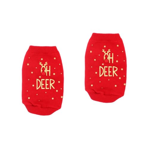 ABOOFAN 2 STK Weihnachtskleidung für Hunde Weihnachtswelpenkleid Golden Retriever-Pullover Weihnachtspullover Kleider Haustier-Partykostü Haustierkleidung Herbst und Winter Hundekleidung ABOOFAN 2 STK Weihnachtskleidung für Hunde Weihnachtswelpenkleid Golden Retriever-Pullover Weihnachtspullover Kleider Haustier-Partykostü Haustierkleidung Herbst und Winter Hundekleidung von ABOOFAN