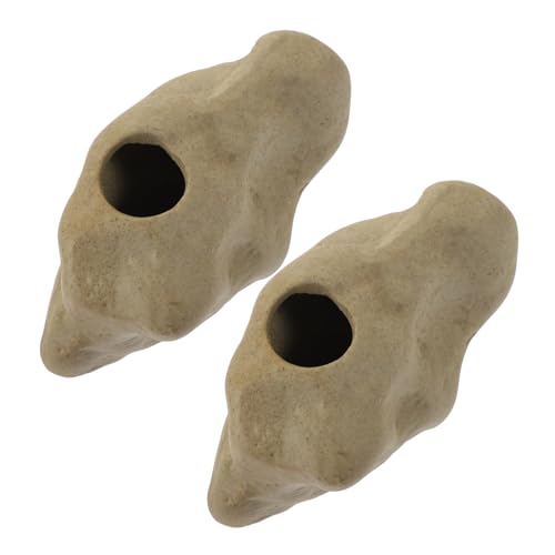 ABOOFAN 2 Stück Keramik Aquarium Pflanzenhalter Langlebiger Aquatic Plant Pot für Wasserpflanzen Dekorativer Pflanzenständer und Garnelenversteck Platzsparend für Meerwasser und ABOOFAN 2 Stück Keramik Aquarium Pflanzenhalter Langlebiger Aquatic Plant Pot für Wasserpflanzen Dekorativer Pflanzenständer und Garnelenversteck Platzsparend für Meerwasser und von ABOOFAN