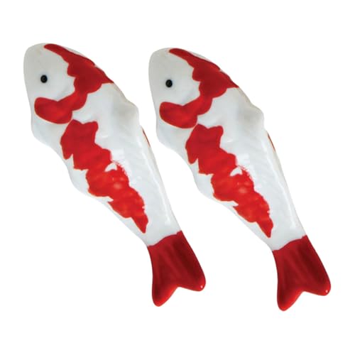ABOOFAN 2 Stück Teiliges Aquarium Fisch Deko Schwimmende Langlebige Fischfiguren Niedliche Aquarium Ornamente für Unterwasserlandschaft für Fischbecken Teetisch und Heimdekoration von ABOOFAN