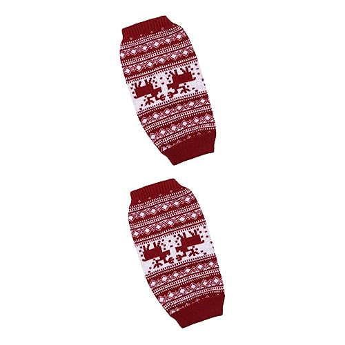 ABOOFAN 2 STK Welpenkleidung Hund Weihnachtspyjama Kleine Hunde-Outfits Hundemäntel Für Den Winter Kleidung Für Kleine Hunde Welpenkostüme Hund Weihnachten Hundekostüme Pullover Hündchen von ABOOFAN