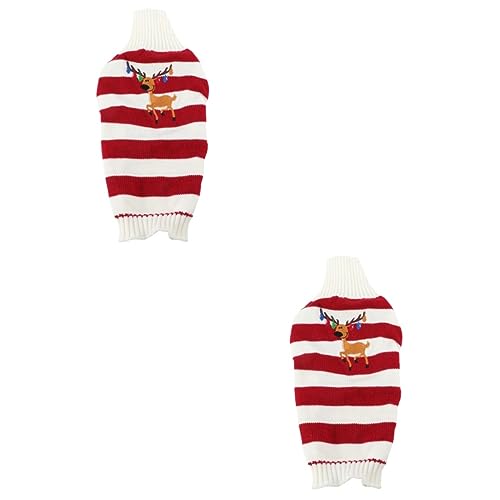ABOOFAN 2St Weihnachtspullover Winterstrick für Hunde Haustierkleidung Haustierpullover für kleine Hunde Kleiner Hundepullover Kleider Weihnachtskleidung für Haustiere Weihnachten Mantel ABOOFAN 2St Weihnachtspullover Winterstrick für Hunde Haustierkleidung Haustierpullover für kleine Hunde Kleiner Hundepullover Kleider Weihnachtskleidung für Haustiere Weihnachten Mantel von ABOOFAN